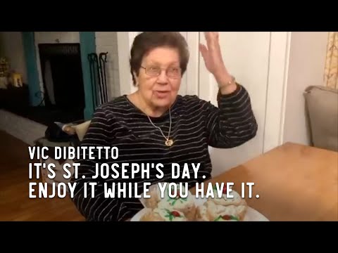 It's St. Joseph's Day. Enjoy it while you have it.