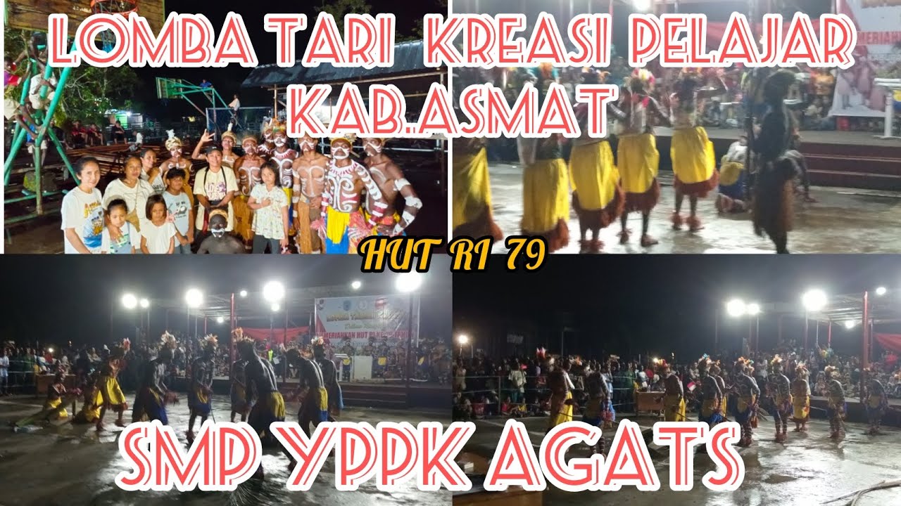 Lomba Tari Kreasi Tingkat Pelajar Kab. Asmat.... siswa/i SMP YPPK Agats