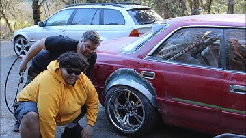 JZX81 DOORS CUT, FLARES SEALED, NEW BONDO! | How to Install Metal Fender Flares | Pt.3