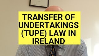Transfer of Undertakings (TUPE) Law in Ireland-the Essentials