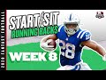 2020 Fantasy Football Advice - Week 8 Running Backs - Start or Sit? Every Match Up