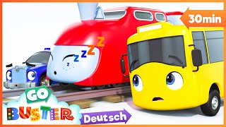 Buster und der Schläfrige Zug | Go Buster Deutsch | Kinderlieder | Cartoons für Kinder
