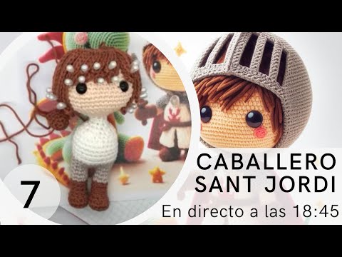 Caballero medieval o caballero sant Jordi o Sant Jorge  amigurumi 7 Caballero medieval o caballero sant Jordi o Sant Jorge  amigurumi 7