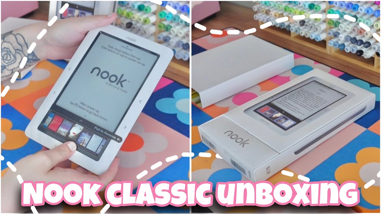 unboxing a 15 year old e-reader✨ | nook classic |