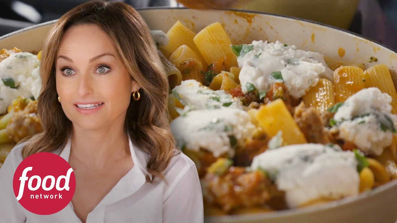 Receta original de pasta con salsa de judías | A gusto con Giada | Food  Network Latinoamérica - YouTube