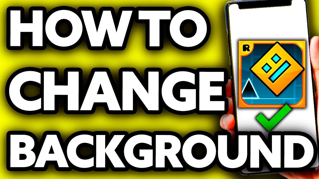 How To Change Background Color in Geometry Dash (Very EASY!) YouTube