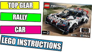 LEGO App Controlled Top Gear Rally Car INSTRUCTIONS - TECHNIC 2020   - LEGO SET 42109