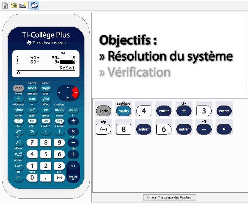 Calculatice Ti-collège plus