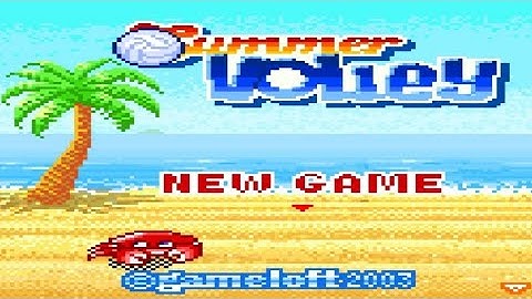 🎮 Summer Volley - 128X128 - Java Game (Gameloft - 2003) Full Walkthrough