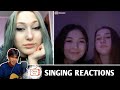 Indonesian guy shocked every girl with singing their language | SINGING REACTIONS OmeTV