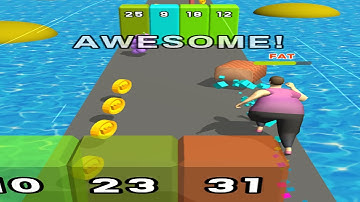 Fat Pusher - All Levels Gameplay Android,ios (Levels 16-20) #3