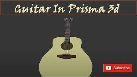 YAMAHA Guitar in Prisma  3d|android|Sachintha Basnayaka