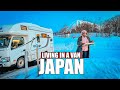 3 days winter camping in japan  japan van life is different