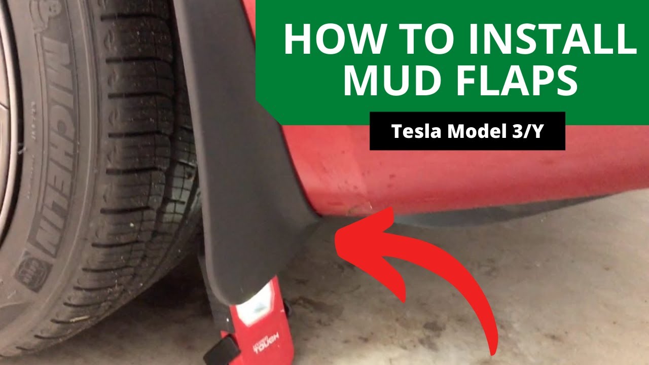MudFlaps For Tesla Model 3 2023 2024 Model3 Mudguards Mud Flaps