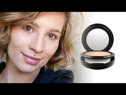 Mac Studio Powder Foundation Review Technique On How To Use It - YouTube