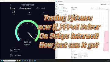 Testing the new if_PPPoE driver in PfSense 2.8.0 beta at Multi Gig speeds!