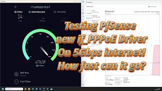 Testing the new if_PPPoE driver in PfSense 2.8.0 beta at Multi Gig speeds!