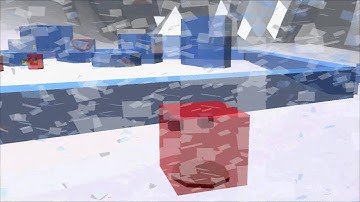 Material War Indiegame: test AI aiming with movement prediction Blender GE