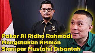 Pakar AI Ridho Rahmadi Mengatakan Rismon Sianipar Mustahil Dibantah