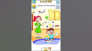 DOP 5#level 205#Clean off the paint#viral#shorts#dop.