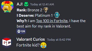 Delusional Bronze Convinces me he Can beat Platinum's by Valorant Curios 37,016 views 3 days ago 24 minutes