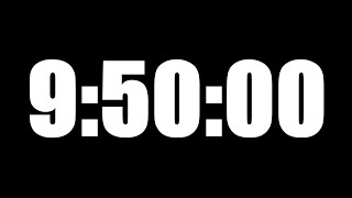 9 HOUR 50 MINUTE TIMER • 590 MINUTE COUNTDOWN TIMER ⏰ LOUD ALARM ⏰