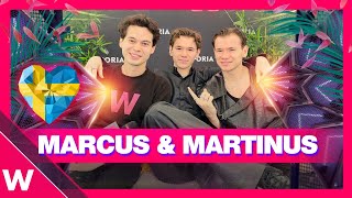 🇸🇪 Marcus \& Martinus (Sweden Eurovision 2024) | Emporia Lounge Interview in Malmö