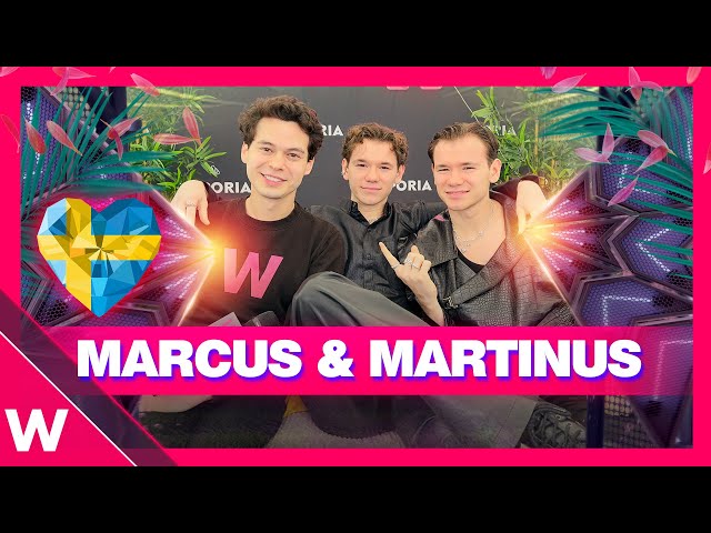 🇸🇪 Marcus & Martinus (Sweden Eurovision 2024) | Emporia Lounge Interview in Malmö