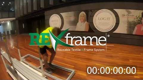 REXframe 33ft frame Time Lapse!