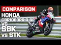 Honda Racing BSB Experience | Gary Johnson Compares the Honda CBR1000RR-R SP vs SBK vs STK