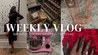 Charlotte Vlog |Selfcare Night  +  Grocery Shopping +  Sunday Church + Trying New Recipes & More