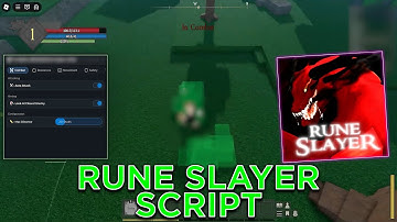 Rune Slayer Script / GUI - Auto Farm, Instant Kill, Auto Gather, Auto Sell *No Key*