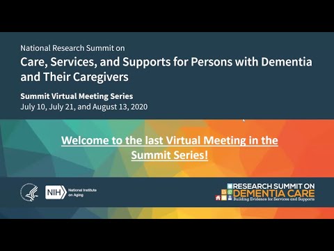 NIA’s 2020 National Research Summit on Care, Services, and Supports for Persons with Dementia