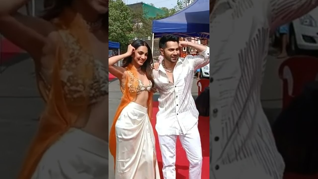 Varun Dhawan and  Kiara Advani Spotted Promoting Their Movie Jug Jugg Jeeyo!😍