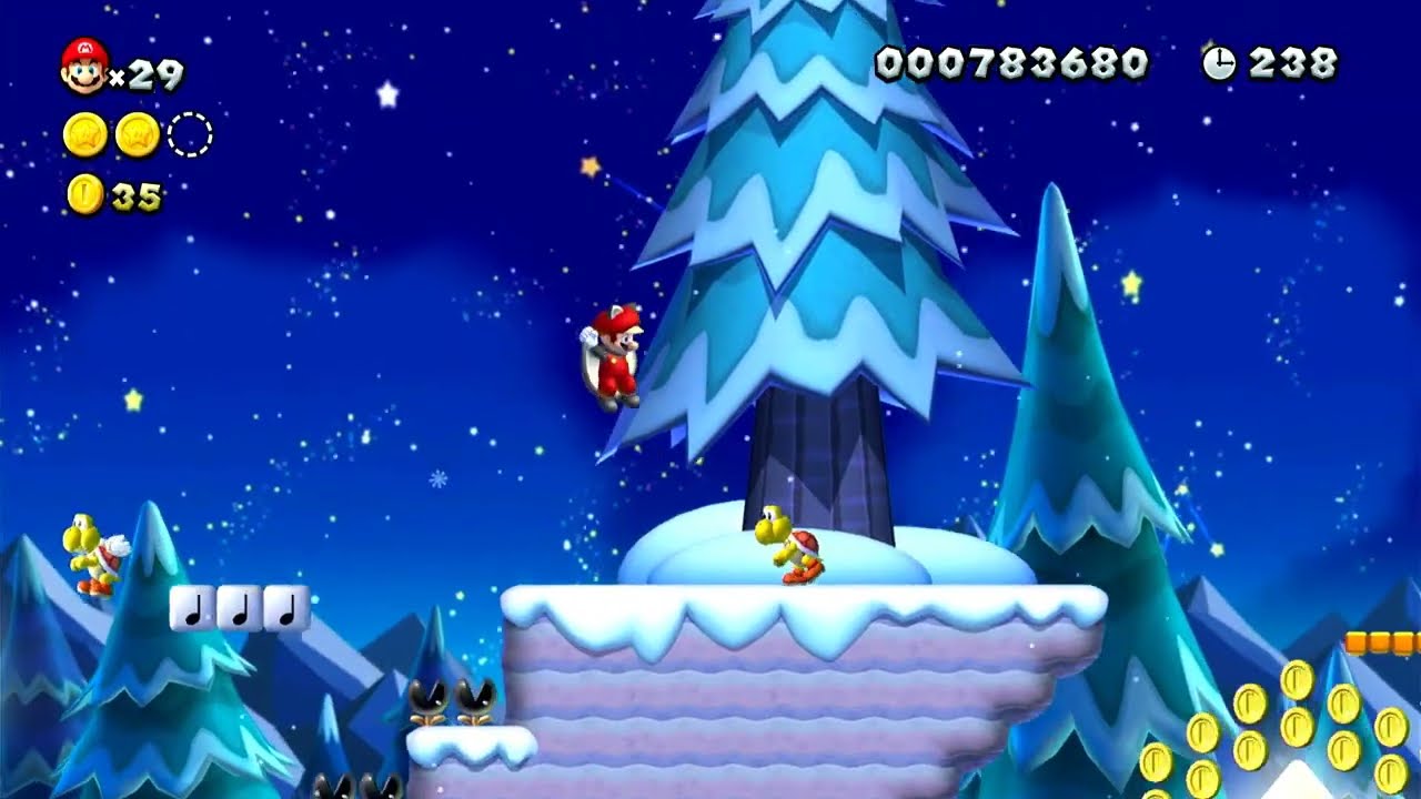 New Super Mario Bros. U Deluxe - World 4 (100%) | No Commentary.