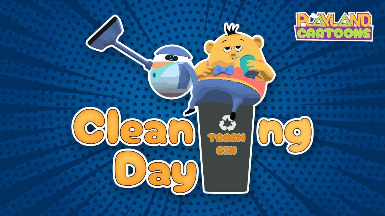 Cleaning Day in Playland Cartoon | Cartoon Videos with Kids Song