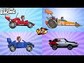 Hill climb racing  race car vs rally car vs luxury car vs fast car