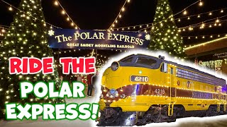 🎄 ALL ABOARD THE POLAR EXPRESS! 🚂✨ First Class Harper Car – Bryson City GSMRR Experience