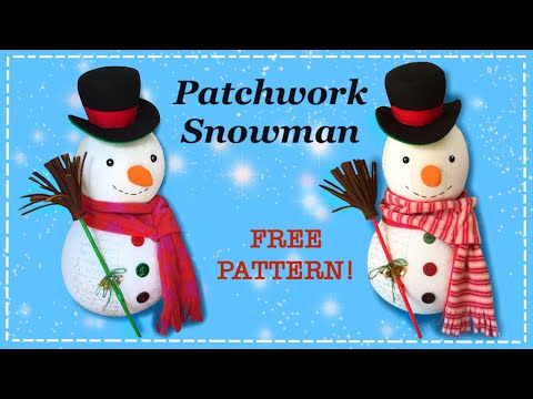Video: How To Sew A Snowman
