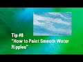 Watercolor Tip #8 How to Create Smooth Water Ripples in Watercolor