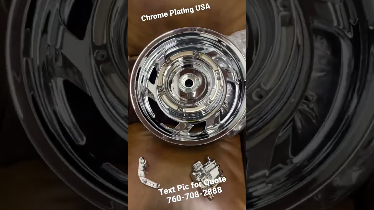 Motorcycle Wheel for Chrome Plating - Mirror Finish - 