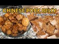 Chinese Braised Pork Belly | Cantonese BBQ Air Fryer Crispy Siu Yuk | Costco Meat Cooking Recipes