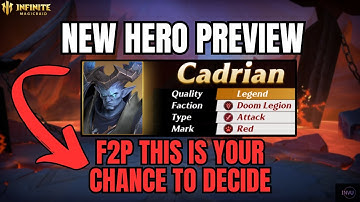 PREVIEW NEW HERO CADRIAN 🧪 | IMR - [Infinite Magicraid]