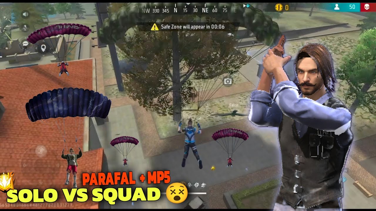 🎯 SOLO VS SQUAD OVERPOWER GAMEPLAY | PARAFAL + MP5 - BT BABA | GARENA FREE FIRE MAX 🎯 