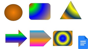How to add Gradient color to Shape box in Google Docs