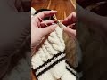 Knitting the #folklore cardigan: back piece #knitting #knit #cardigan
