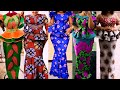 Beautiful 2023 ankara african print skirt  blouse fashion styles ankara blouse with peplum styles