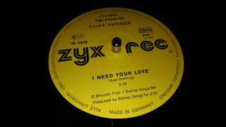 Cliff Turner - I Need Your Love (1987)