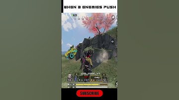 When 3 Enemies Pushes🥵 CODM #shorts