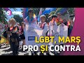 LGBT, marș pro și contra. În jur de 500 de persoane au participat la marșul LGBT